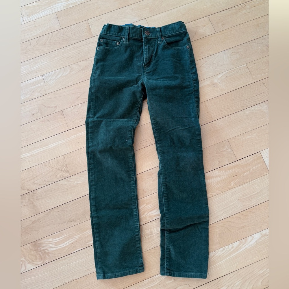 J Crew CrewCuts Green Corduroys- 10